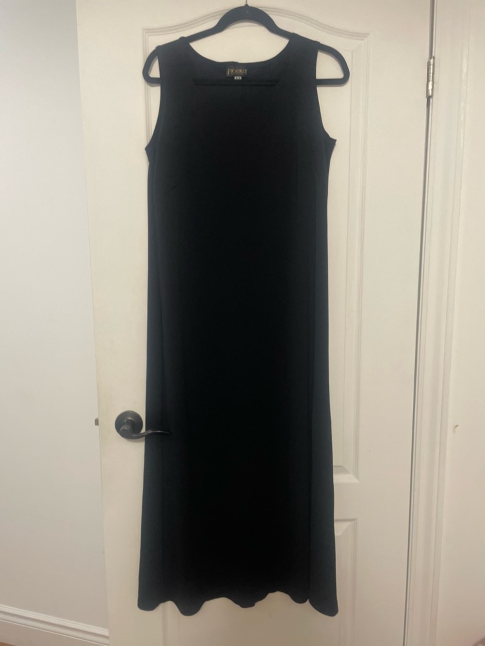 Picadilly Fashion Black Sleeveless Maxi Dress